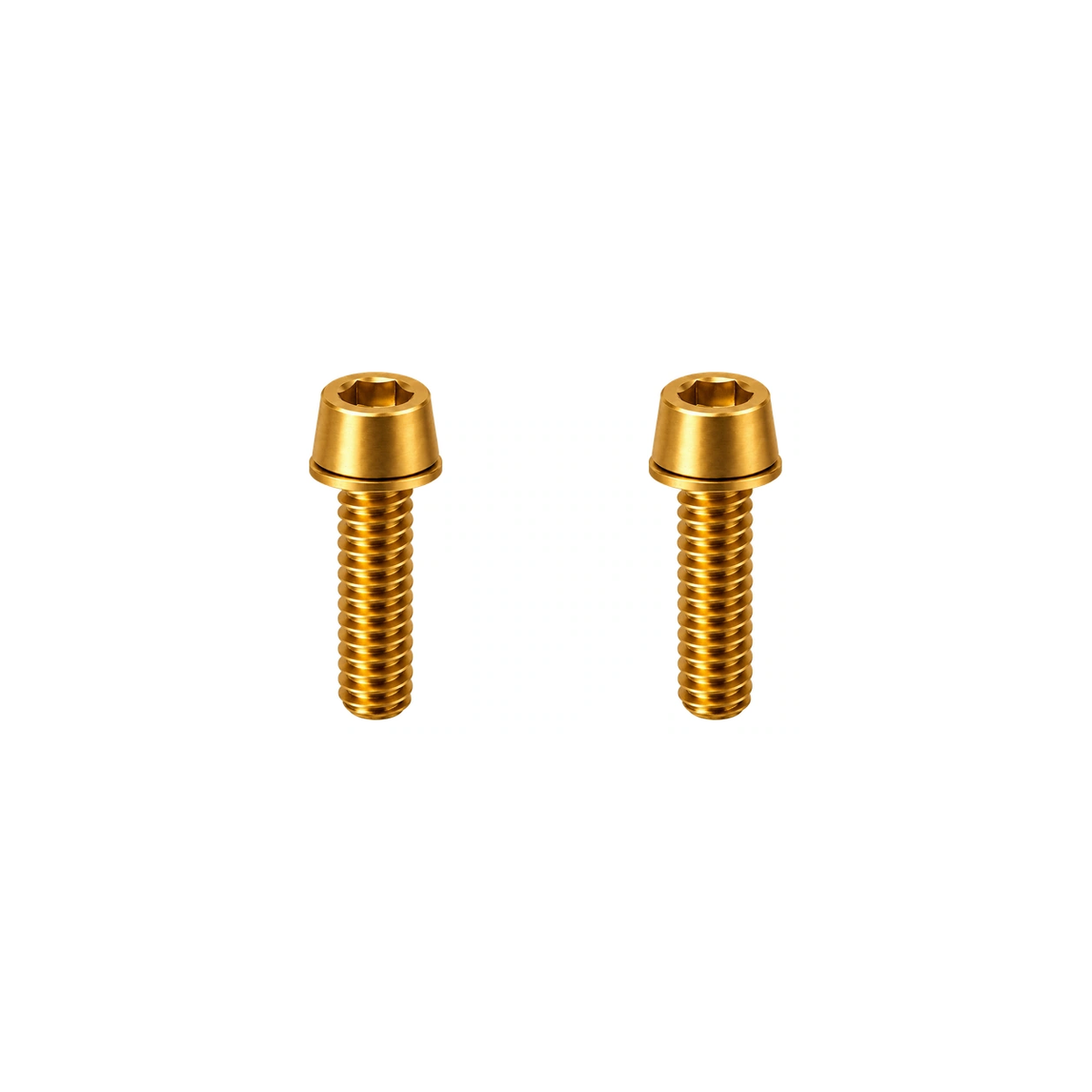 Titanium LitePro Super HollowTech Crank Bolts — Gold