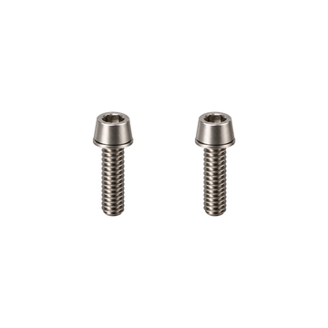 Titanium LitePro Super HollowTech Crank Bolts — Raw Titanium