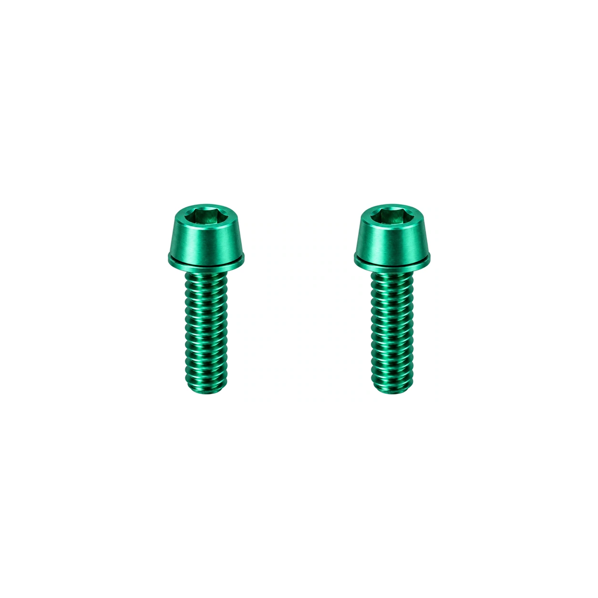 Titanium LitePro Super HollowTech Crank Bolts — Green