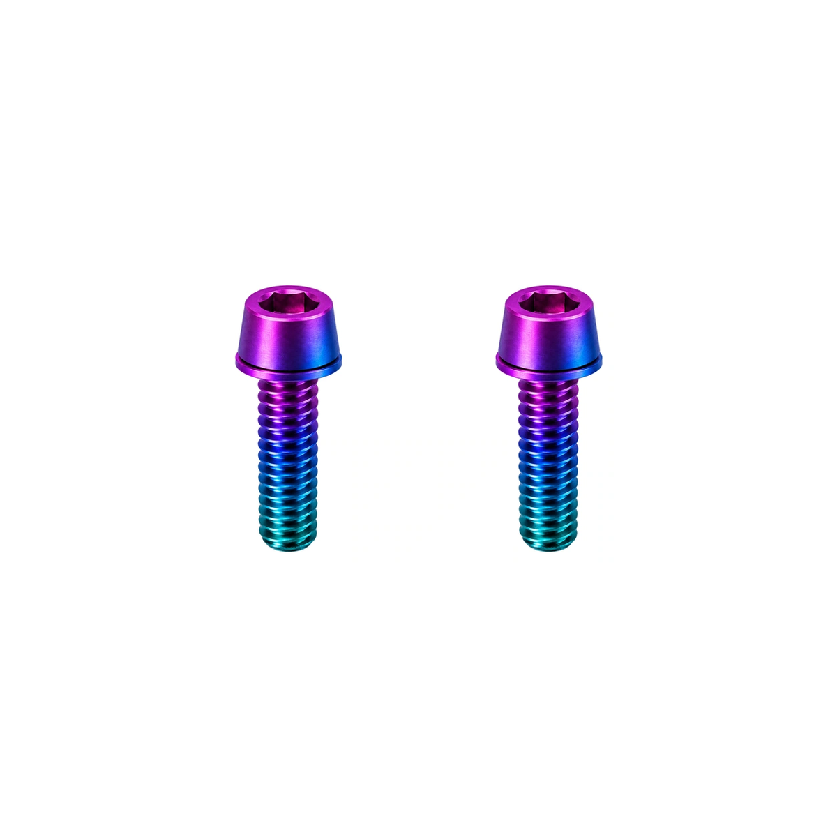 Titanium LitePro Super HollowTech Crank Bolts — Candy Matte