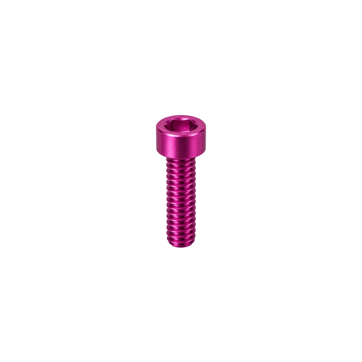 Titanium Fox Fork Cable Clamp Bolt — Magenta