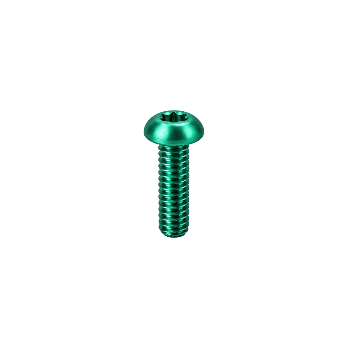 Titanium Specialized Computer Mount Securing Bolt — Green