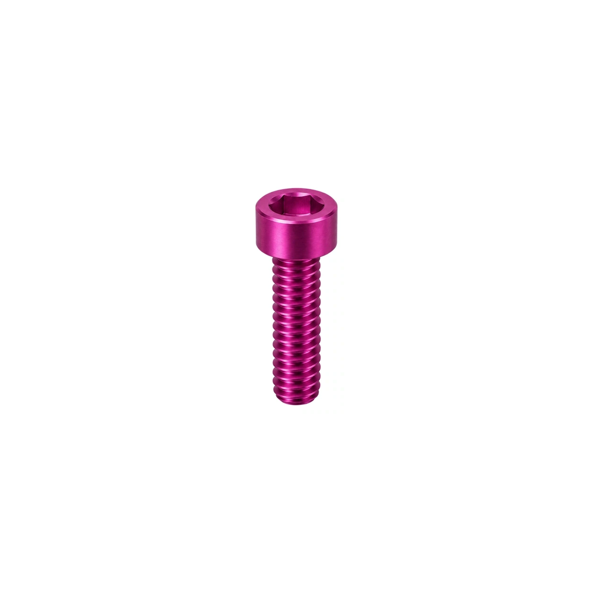 Titanium Fox Grip SL Damper Bolt — Magenta