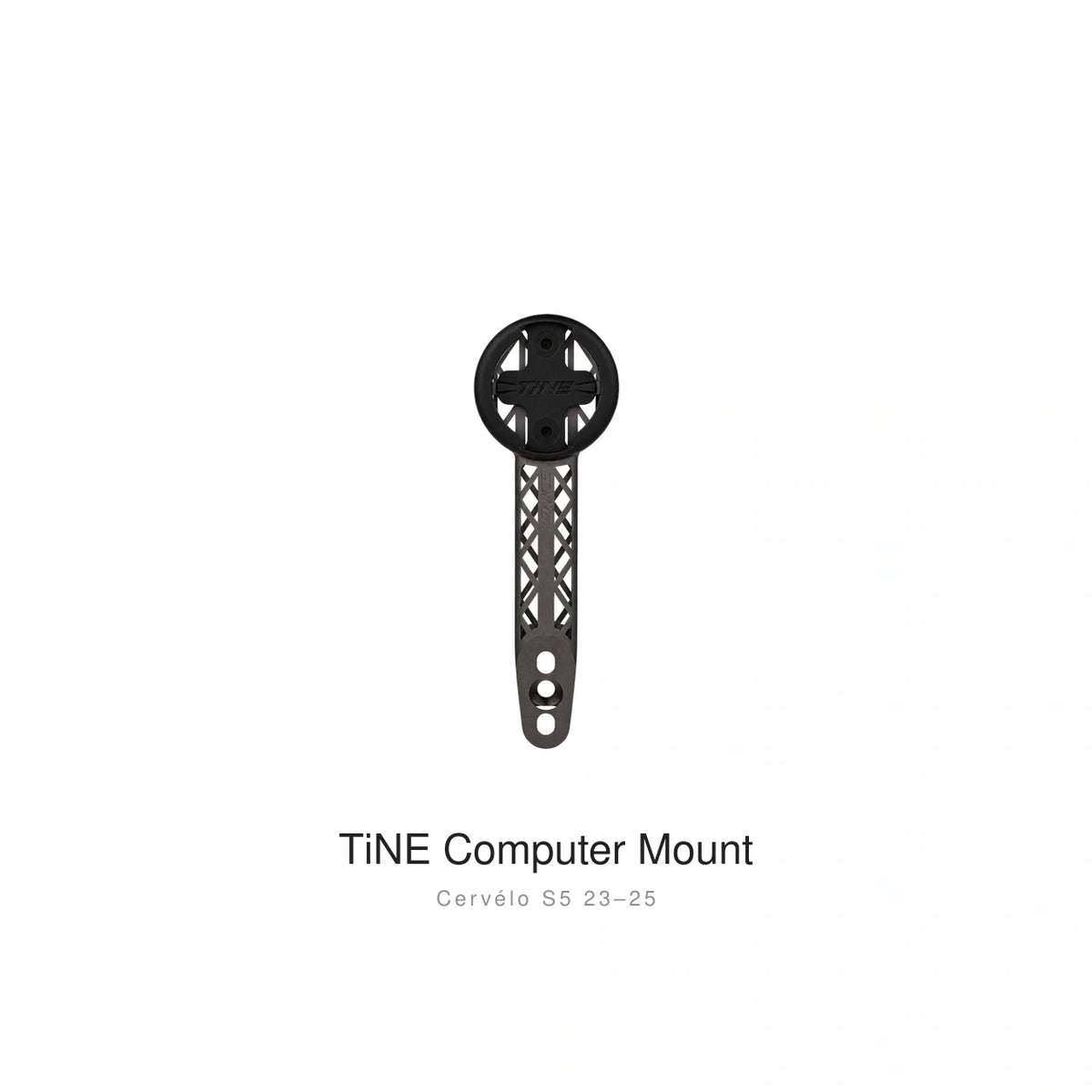 Titanium Computer Mount for Cervélo S5, Soloist & R5, Raw Titanium
