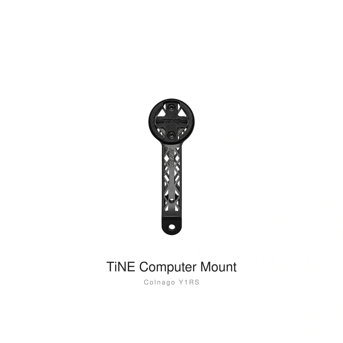 Titanium Computer Mount for Colnago CC.01 & Y1Rs — Raw Titanium