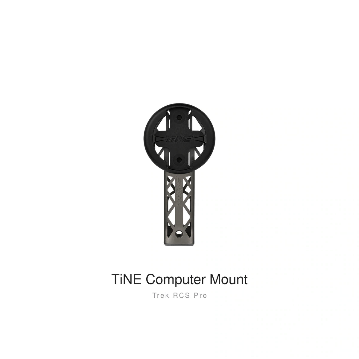 Titanium Computer Mount for Trek Madone & Émonda, Raw Titanium