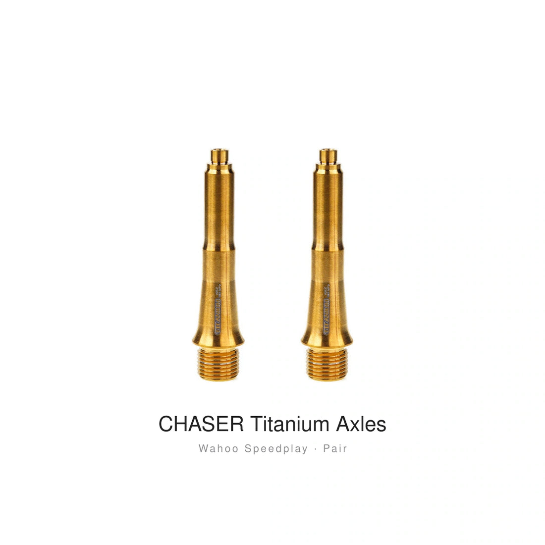 Chaser titanium pedal interface hardware kit for Wahoo Speedplay pedals