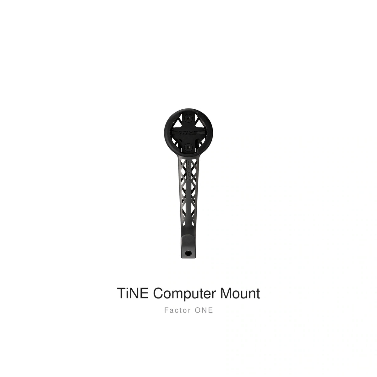 Titanium Computer Mount for Factor Black Inc & ONE, Raw Titanium