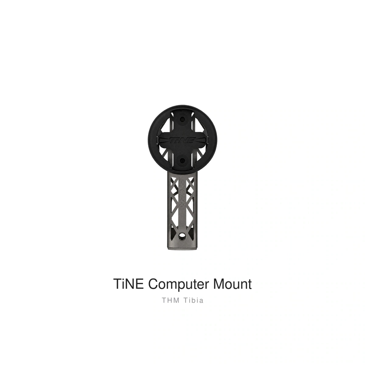 Titanium Computer Mount for THM Frontale & Tibia, Raw Titanium
