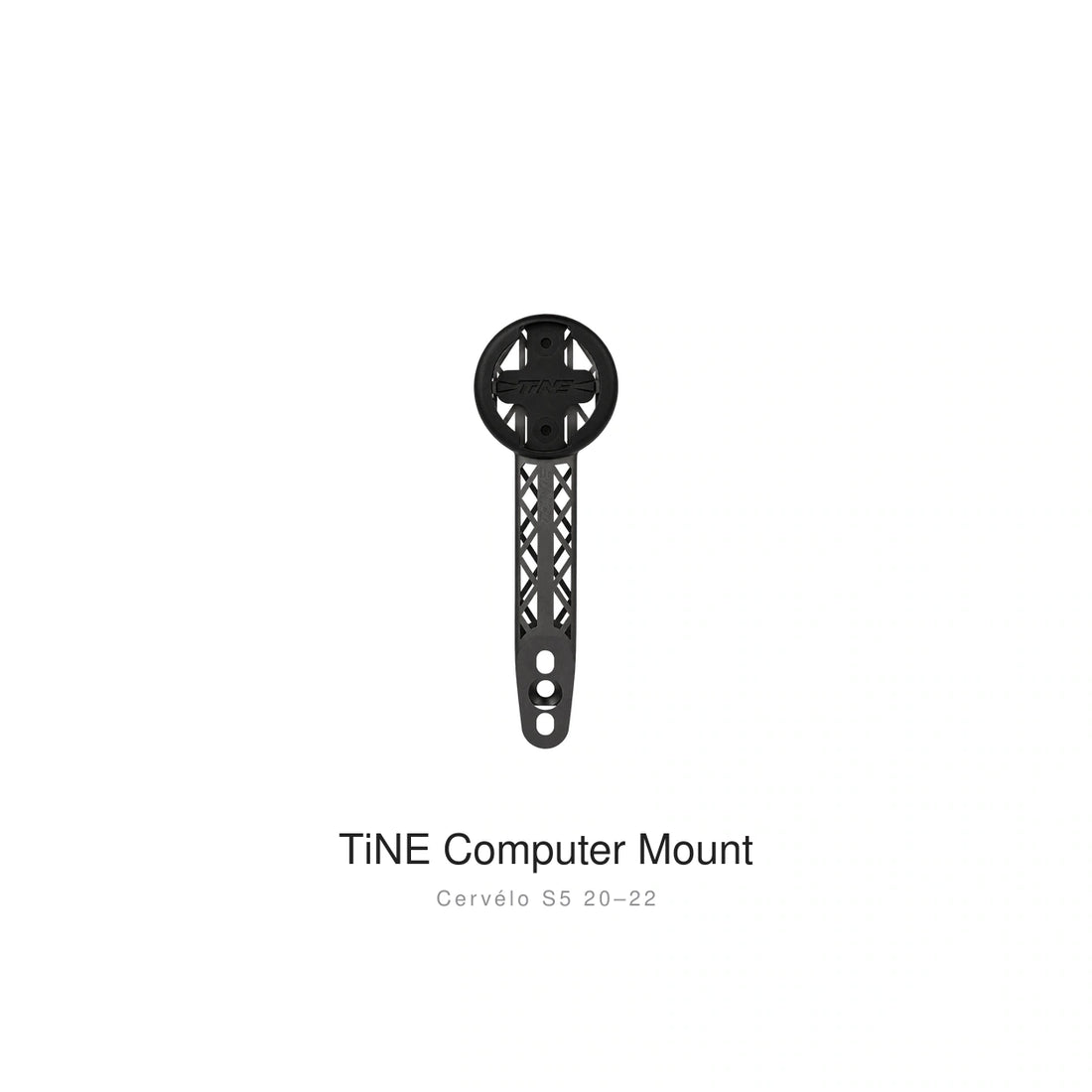 Titanium Computer Mount for Cervélo S5, Soloist & R5 — Raw Titanium