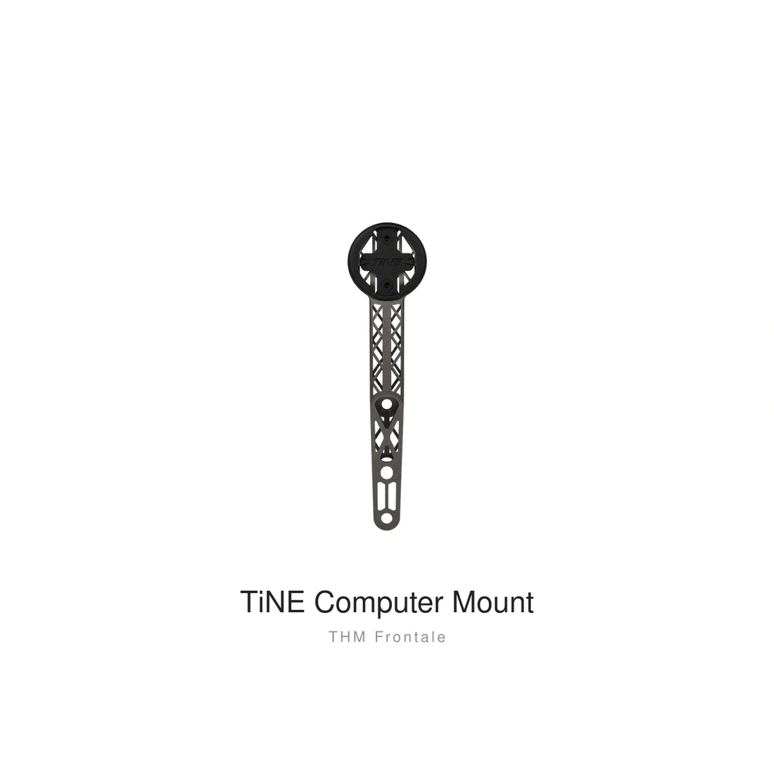 Titanium Computer Mount for THM Frontale & Tibia — Raw Titanium
