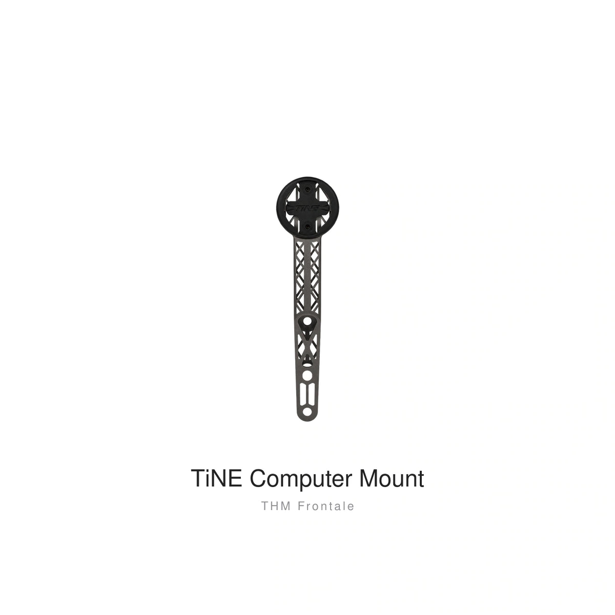 Titanium Computer Mount for THM Frontale & Tibia, Raw Titanium