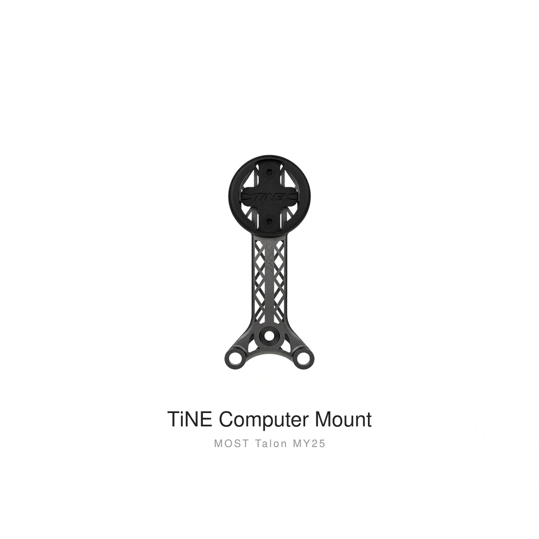 Titanium Computer Mount for Pinarello MOST Talon Ultra — Raw Titanium