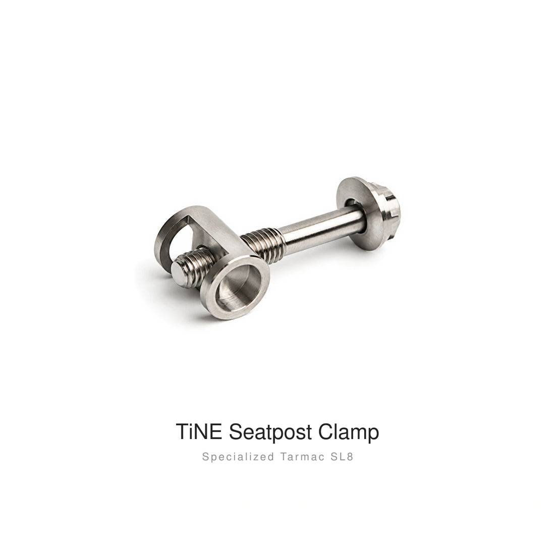 TiNE Titanium Seatpost Clamp Bolt for Specialized Tarmac SL7 / SL8 — Raw Titanium