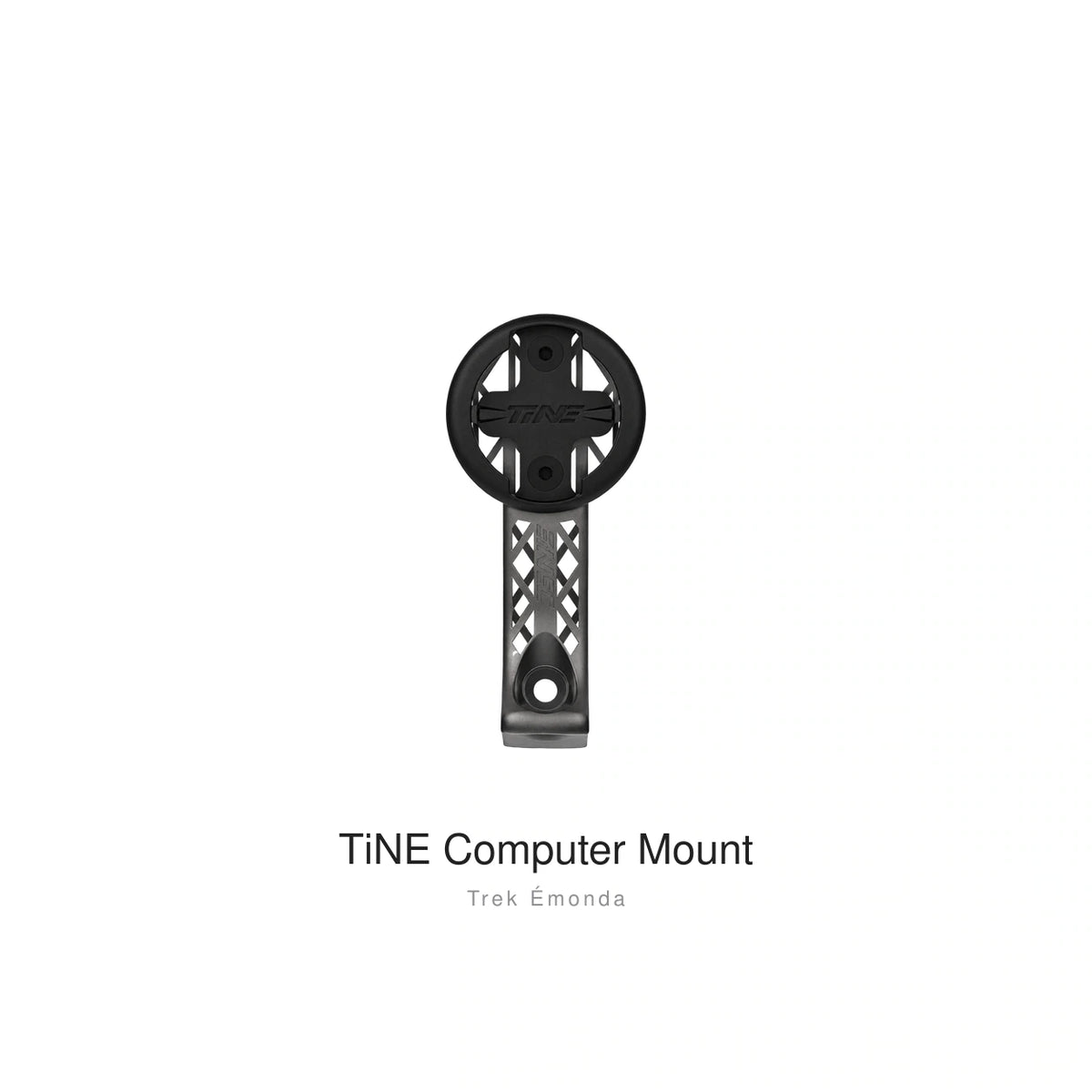 Titanium Computer Mount for Trek Madone & Émonda, Raw Titanium