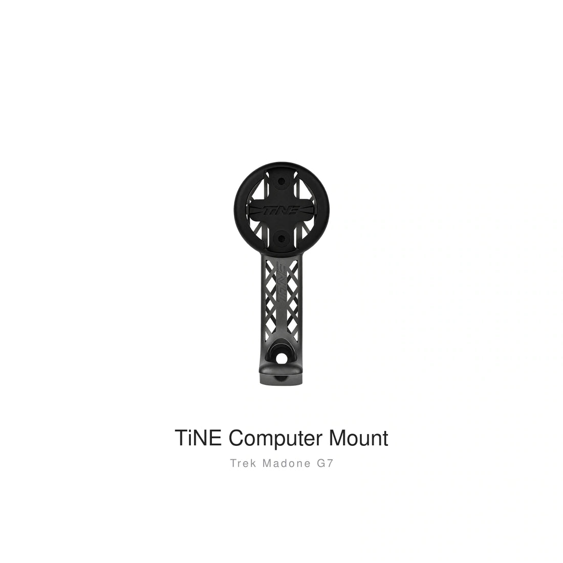 Titanium Computer Mount for Trek Madone & Émonda — Raw Titanium