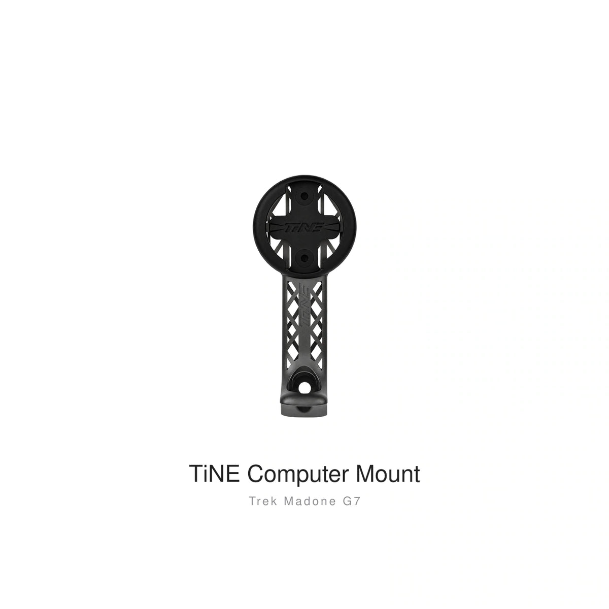 Titanium Computer Mount for Trek Madone & Émonda, Raw Titanium