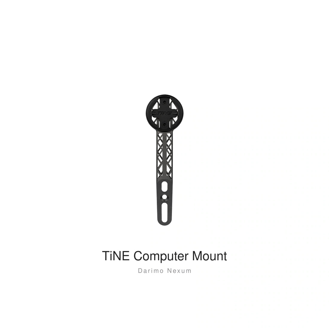 Titanium Computer Mount for Darimo Nexum & Nexum Drag — Raw Titanium