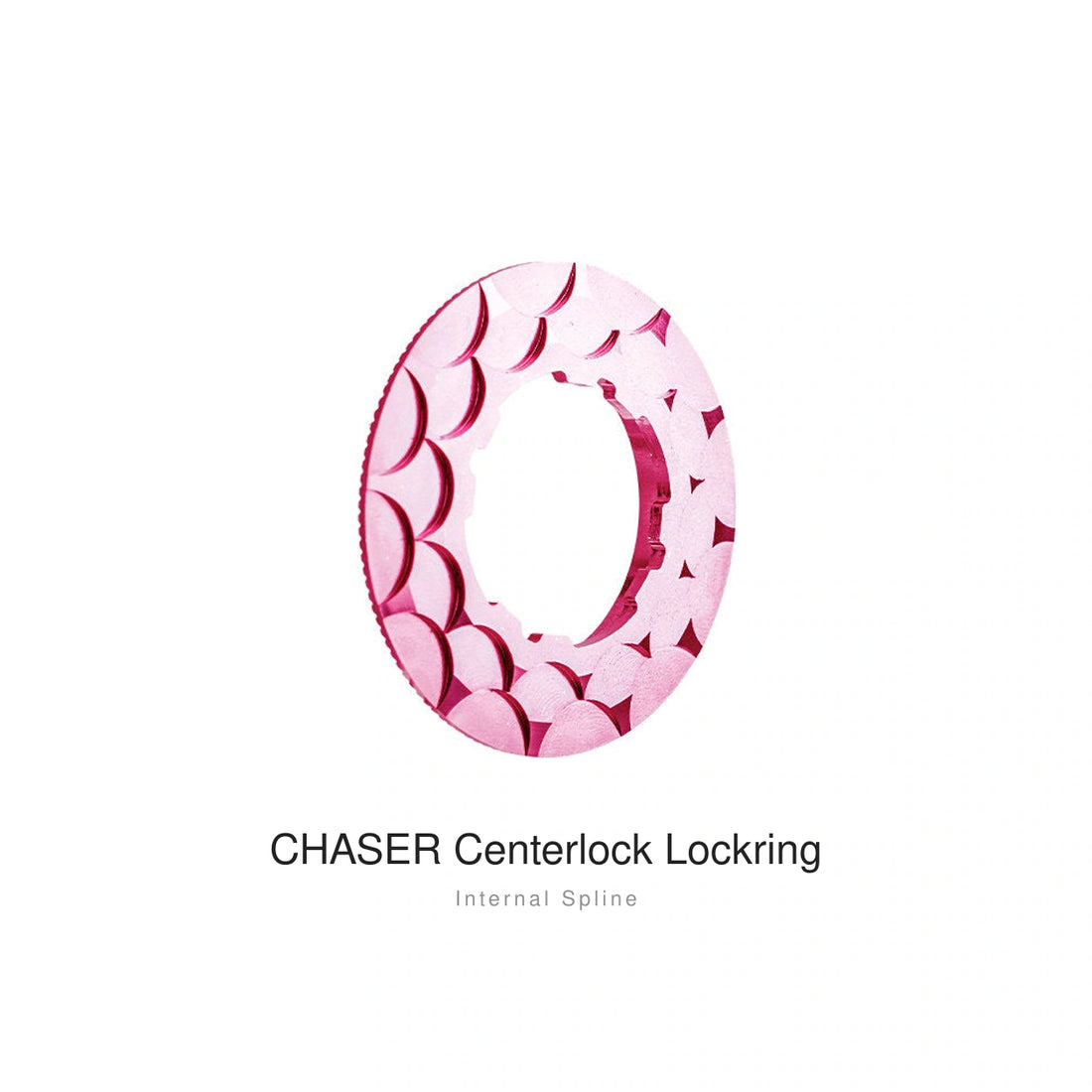 Chaser Center Lock Rotor Lockring – Internal / External Spline — Green
