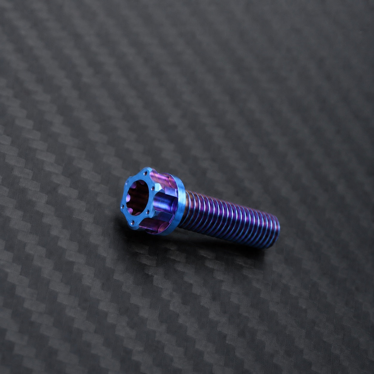 M10 Titanium Torx Flanged Head Bolt – Pitch 1.5 – Burnt Blue