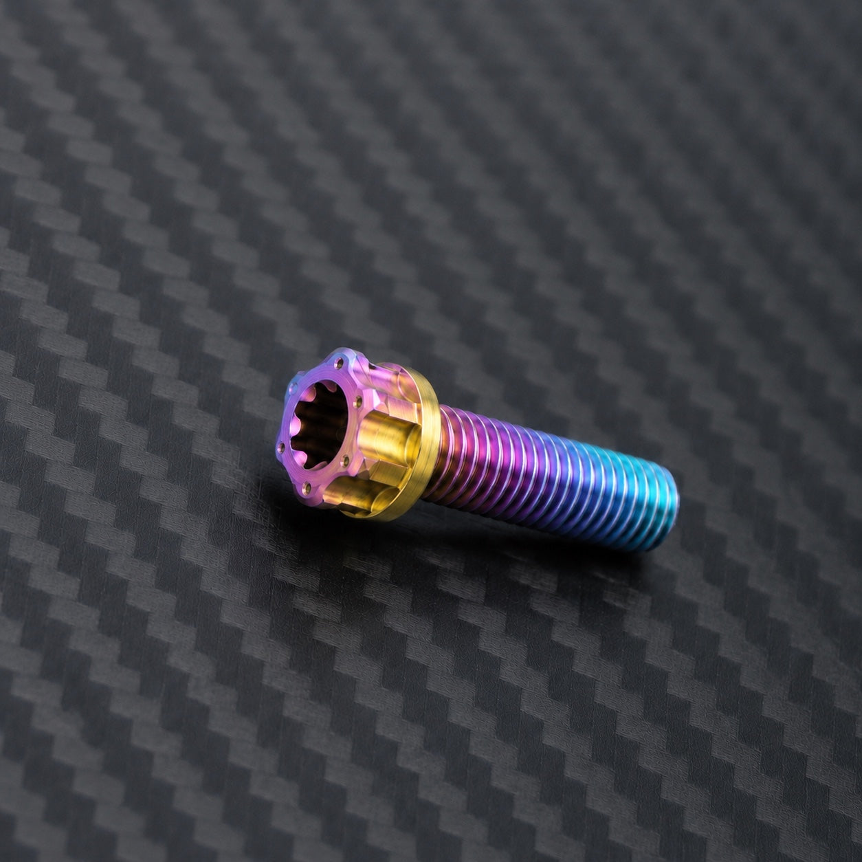 M10 Titanium Torx Flanged Head Bolt – Pitch 1.5 – Candy Gloss