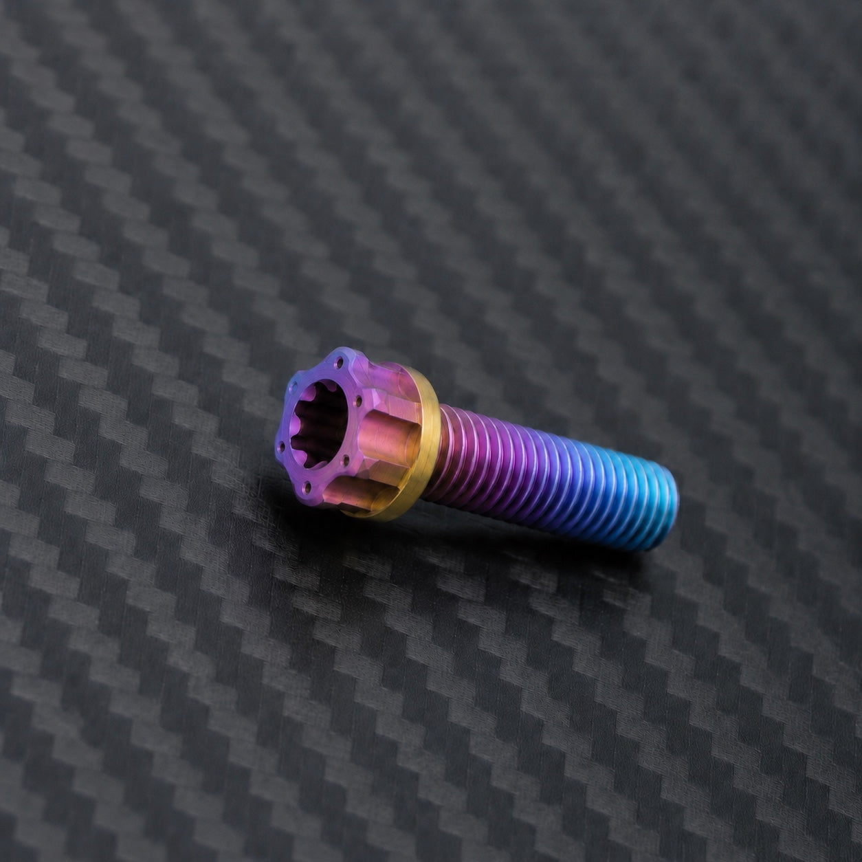 M10 Titanium Torx Flanged Head Bolt – Pitch 1.5 – Candy Matte