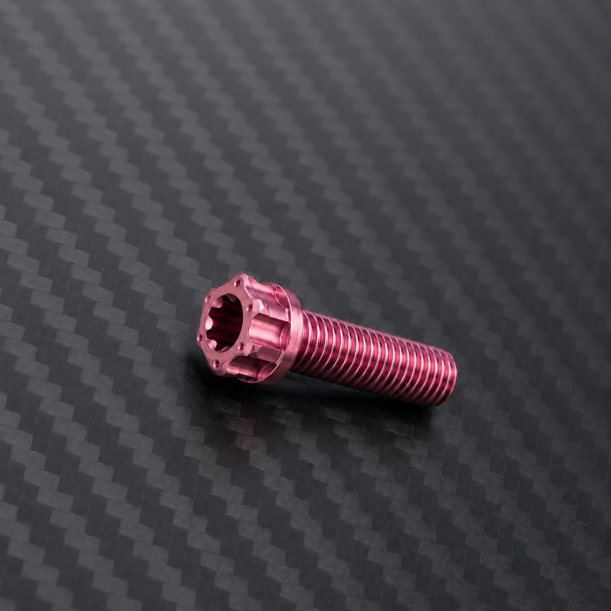 M10 Titanium Torx Flanged Head Bolt – Pitch 1.5 – Champagne Pink