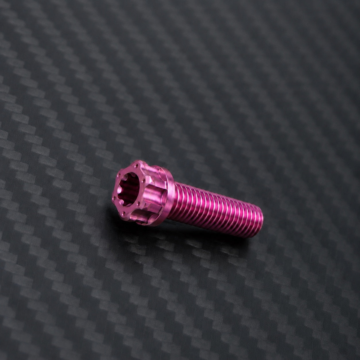 M10 Titanium Torx Flanged Head Bolt – Pitch 1.5 – Magenta