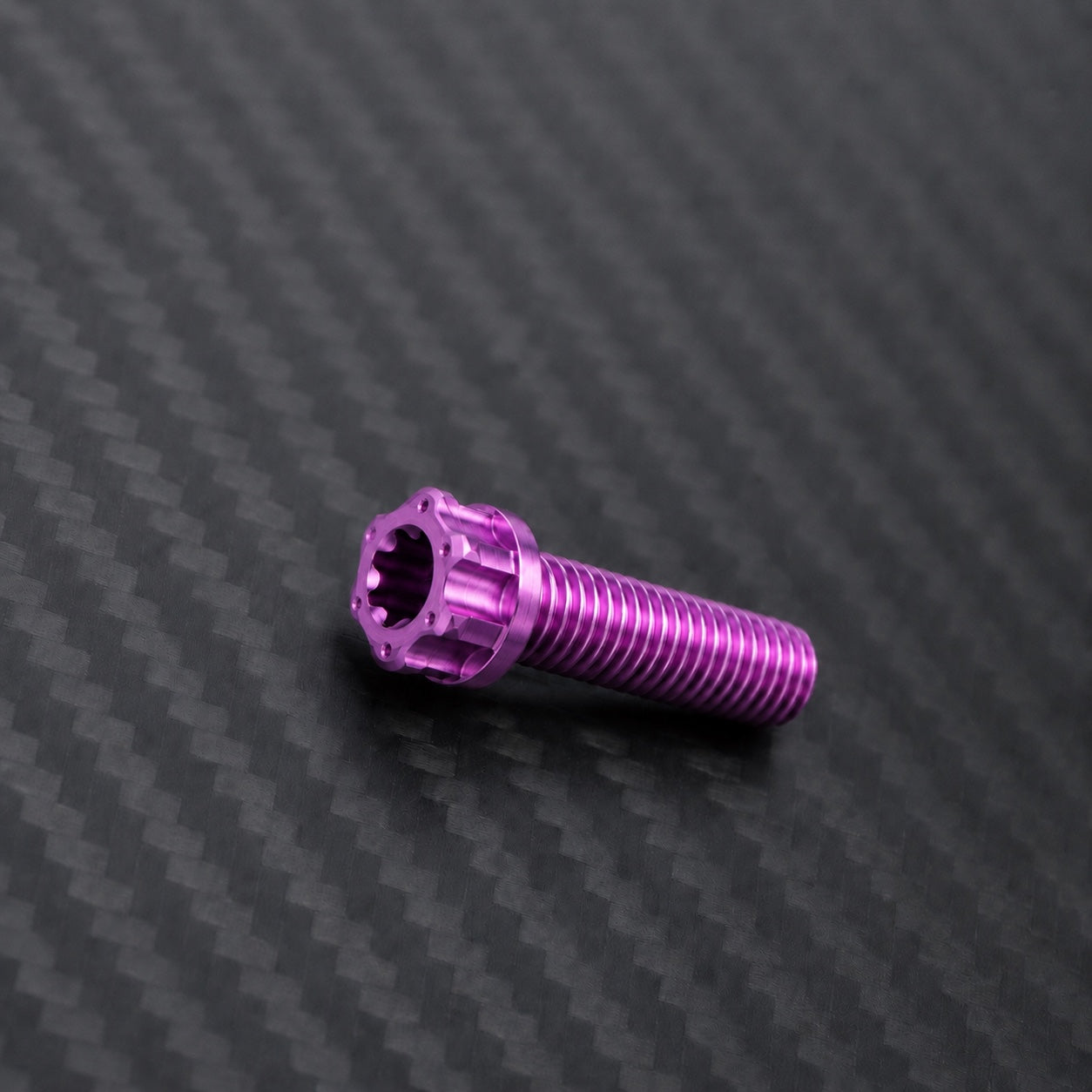M10 Titanium Torx Flanged Head Bolt – Pitch 1.5 – Purple
