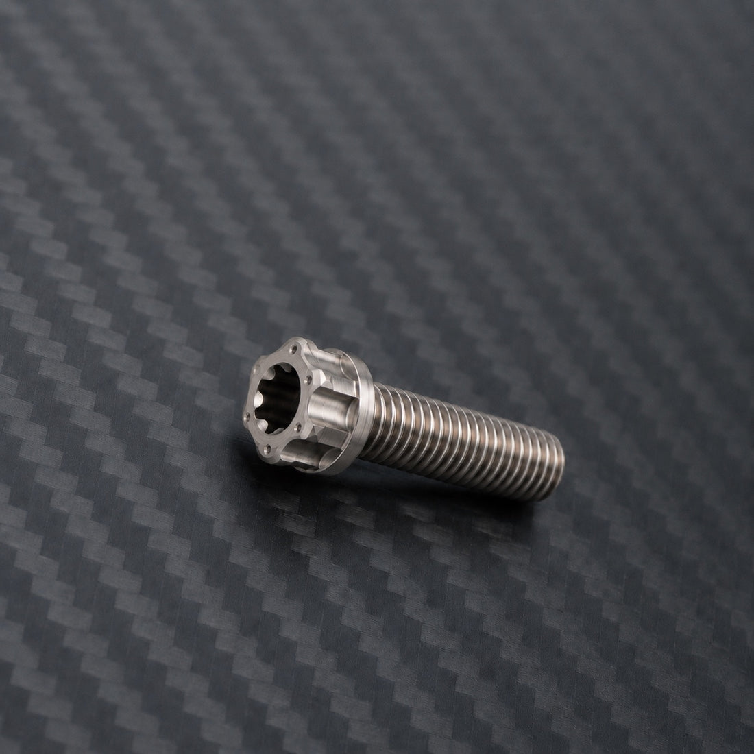 M10 Titanium Torx Flanged Head Bolt – Pitch 1.5 – Raw Titanium