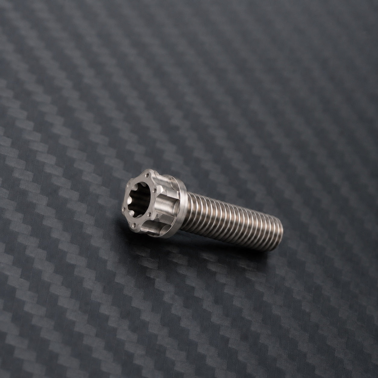 M10 Titanium Torx Flanged Head Bolt – Pitch 1.5 – Raw Titanium