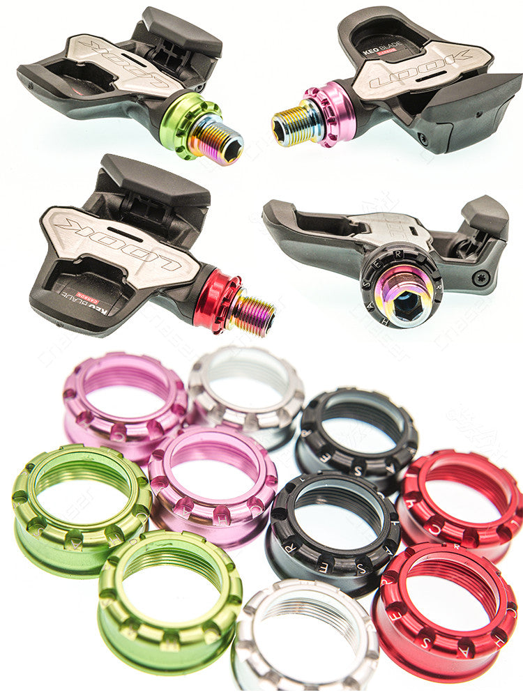 Chaser Titanium Pedal Axle Kit for LOOK KEO 2 Max / KEO Blade