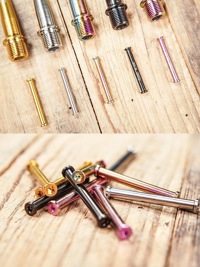 Chaser Titanium Pedal Axle Kit for LOOK KEO 2 Max / KEO Blade