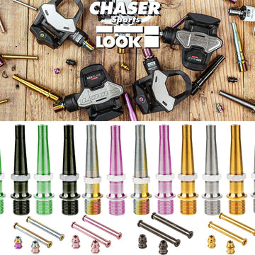 Chaser Titanium Pedal Axle Kit for LOOK KEO 2 Max / KEO Blade