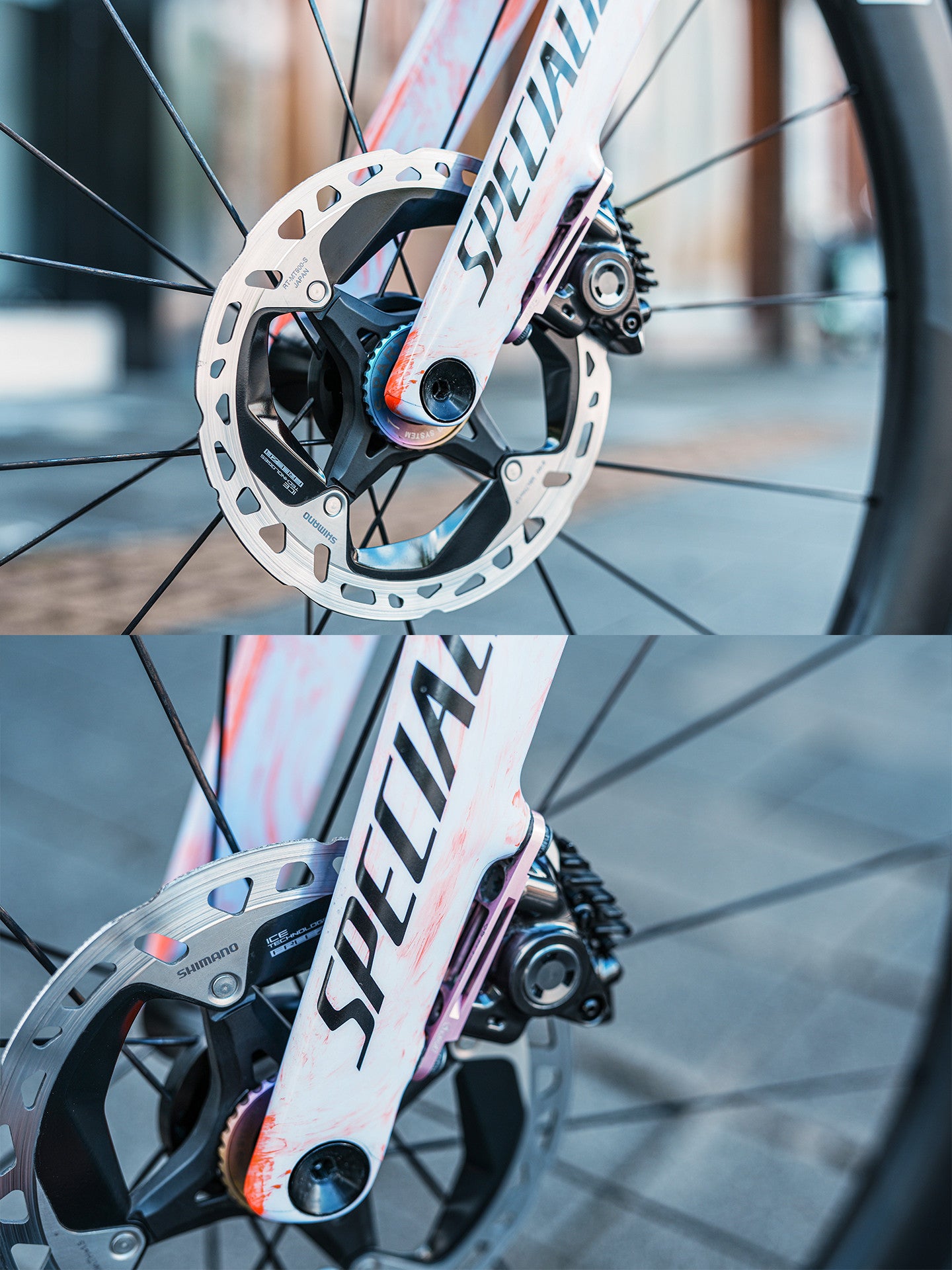 Chaser SL8 / Aethos Brake Caliper Adapter with Titanium Bolts