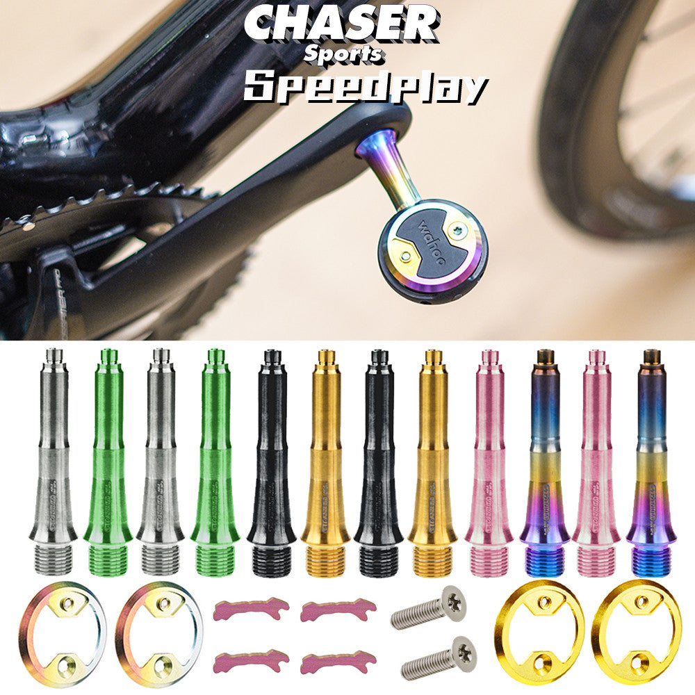 Chaser Titanium Upgrade Kit for Wahoo Speedplay Pedals