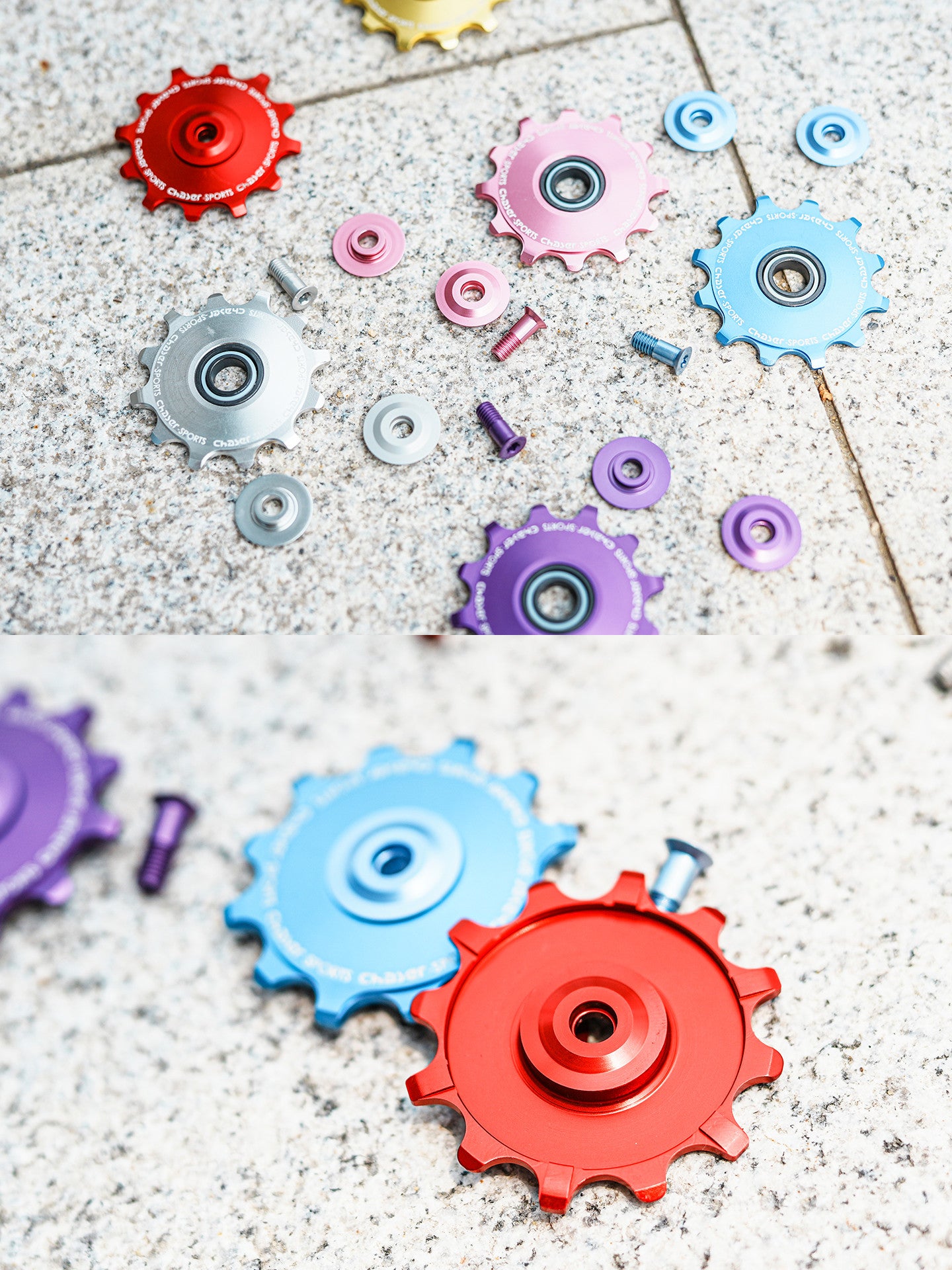 Chaser 12T Ceramic Rear Derailleur Pulley Wheel with Bolt