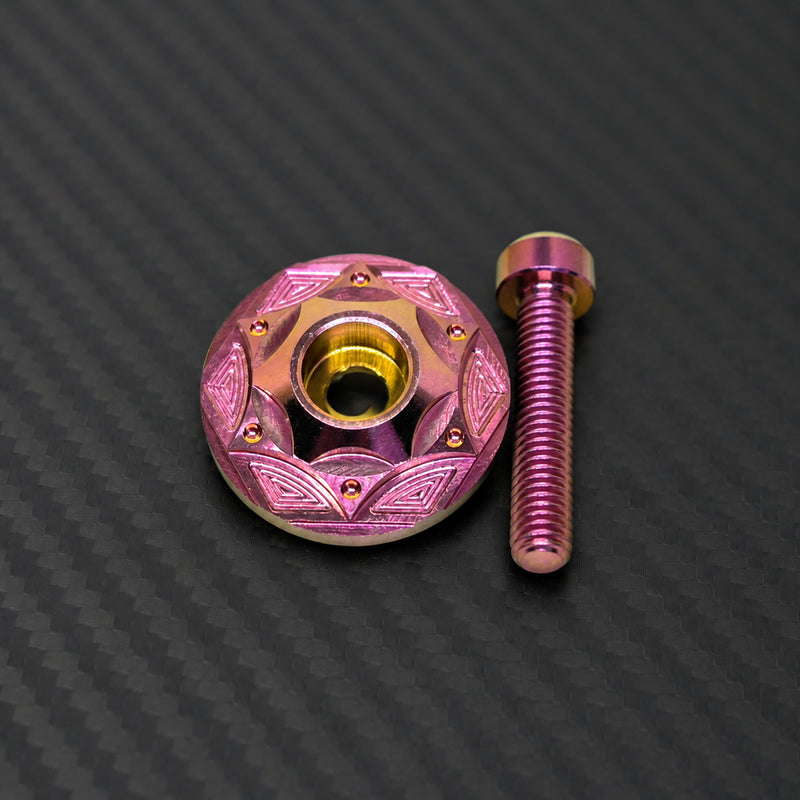 Titanium Stem Top Cap Bolt (32mm) - Gold