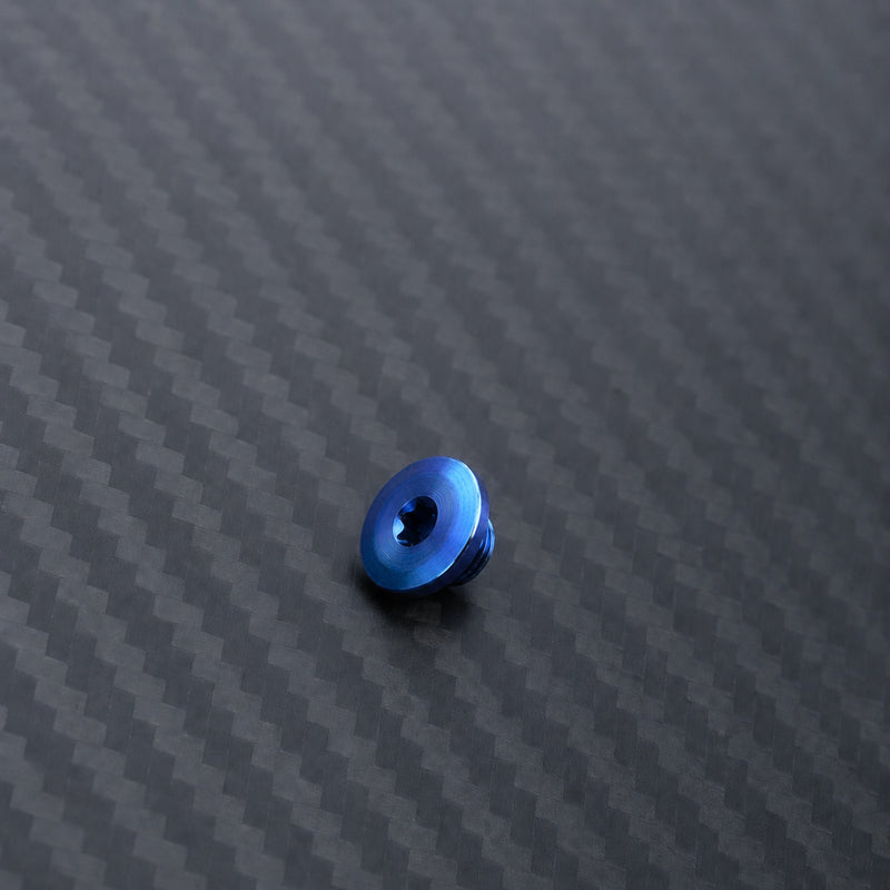 Titanium Brake Bleed Port Screw for SRAM - Burnt Blue